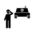 War, army, military, soldier, tank pictogram icon