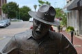 Frank Spencer Sutton Bust Downtown Clarksville, TN Royalty Free Stock Photo