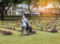 War cemetery public historical monuments of allied prisoners of the world war II in Thailand