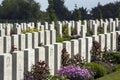 War Cemetery - The Somme - France Royalty Free Stock Photo