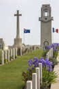 War Cemetery - The Somme - France Royalty Free Stock Photo