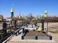 Cemetery of Ukrainian soldiers died in the war in the Donbass