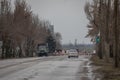 War conflict in eastern Ukraine shelling of Mariupol