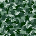 War green forest camouflage seamless vector pattern. Royalty Free Stock Photo