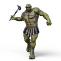 The Orc Battler, 3D Illustration