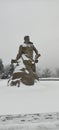 war hero statue, volgograd, monument, hero