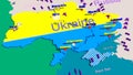 War map battle Ukraine stop kill people Russia bombed another country 3d render