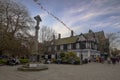 The War Memorial in the centre of Nantwich, Cheshire Royalty Free Stock Photo