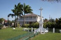 War Memorial in the centre of the town, Falmouth, Jamaica, Caribbean