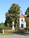 War memorial and chapel Royalty Free Stock Photo