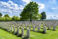 War memorial, Commonwealth Cemetery of Cassino in Italy of the Second World War