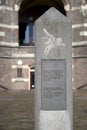 War memorial at the former St. Elizabeth's Hospital in Arnhem