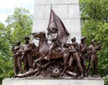 War memorial at gettysburg battle fields Royalty Free Stock Photo