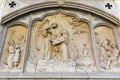 War Memorial on Graz Cathedral wall dedicated to Saint Giles