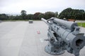 War memorial gun Auckland Domain Royalty Free Stock Photo