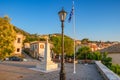 War memorial located in Kyparissia, Greece dedicated to all those heroes who lost their lives defending the Greek Nation against