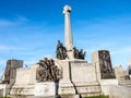 The War memorial in the model village of Port Sunlight, created by William Hesketh Lever for his soap factory workers. Royalty Free Stock Photo