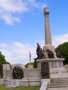 The War memorial in the model village of Port Sunlight, created by William Hesketh Lever for his Sunlight soap factory workers in Royalty Free Stock Photo