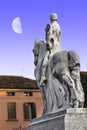 War memorial sculpture of the first world war in Portogruaro, Venice. Royalty Free Stock Photo