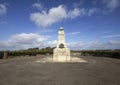 The war memorial on the sea front in Morecambe, Lancashire