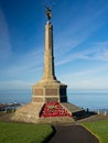 War Memorial with Sea View, Wales