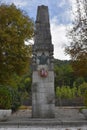 War Memorial in Spodnja Idrija, Slovenia Royalty Free Stock Photo