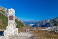 War memorial on Strudelkopfsattel