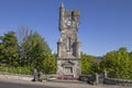 The war memorial in the town of Brora, Scottish Highlands