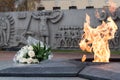 War memorial in tyumen Royalty Free Stock Photo