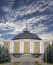 War memorial in Victory Park on Poklonnaya Hill Gora, Moscow, Russia. Royalty Free Stock Photo