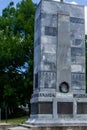 War memorials stand tall and proud. Ngaruawahia,New Zealand