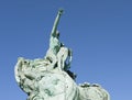 The war monument in Marseille in France