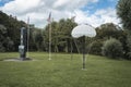 War monument for the 101st Airborne at Purple Heart Lane, Carentan Royalty Free Stock Photo