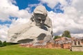 War monument to the brave. The memorial complex Brest Fortress. Brest, Belarus - August 1,2020