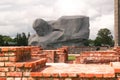 War monument to the brave. The memorial complex Brest Fortress. Brest, Belarus - August 1,2020