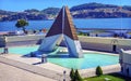 War Monument to Combatants Tagus River Belem Lisbon Portugal Royalty Free Stock Photo