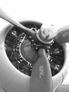 War Plane Propeller Royalty Free Stock Photo