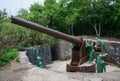 War relics in Cat Ba, Vietnam Royalty Free Stock Photo