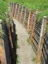 War trench