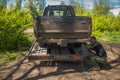 War in Ukraine. Evacuation of a damaged Ukrainian combat vehicle from the front line, Niu York, Ukraine - 04 May 2023