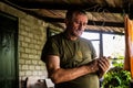 War in Ukraine, Portrait of Vahida, a Czech military doctor from the Carpathian Sich Battalion in Lyman, Ukraine - July 15, 2023