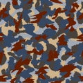 War universal urban camouflage seamless vector pattern