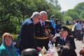 War veterans celebrate Victory Day in Moscow.