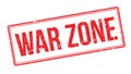 War zone rubber stamp Royalty Free Stock Photo