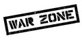 War zone rubber stamp Royalty Free Stock Photo