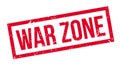 War zone rubber stamp Royalty Free Stock Photo