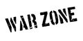 War zone rubber stamp Royalty Free Stock Photo