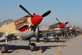 Warbird Row Royalty Free Stock Photo