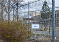 Warden parking spot, Historic Nevada State Prison, Carson City Royalty Free Stock Photo