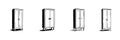 Wardrobe Cabinet Doodle Sketch Set. Storage Solutions And Interior Design Elements In Hand Drawn Style Collection Royalty Free Stock Photo